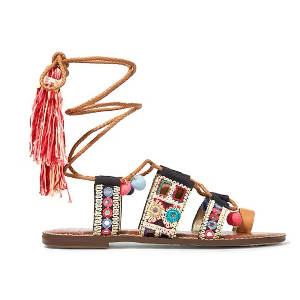 NIB Sam Edelman Gretchen Sandal in Camel Women’s Size 10.5